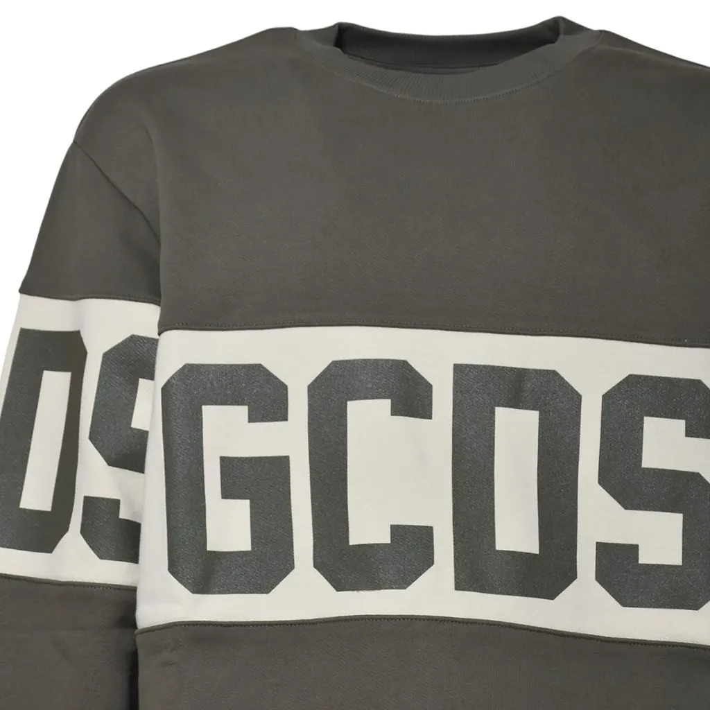 Gcds Logo Band Crewneck Sweatshirt