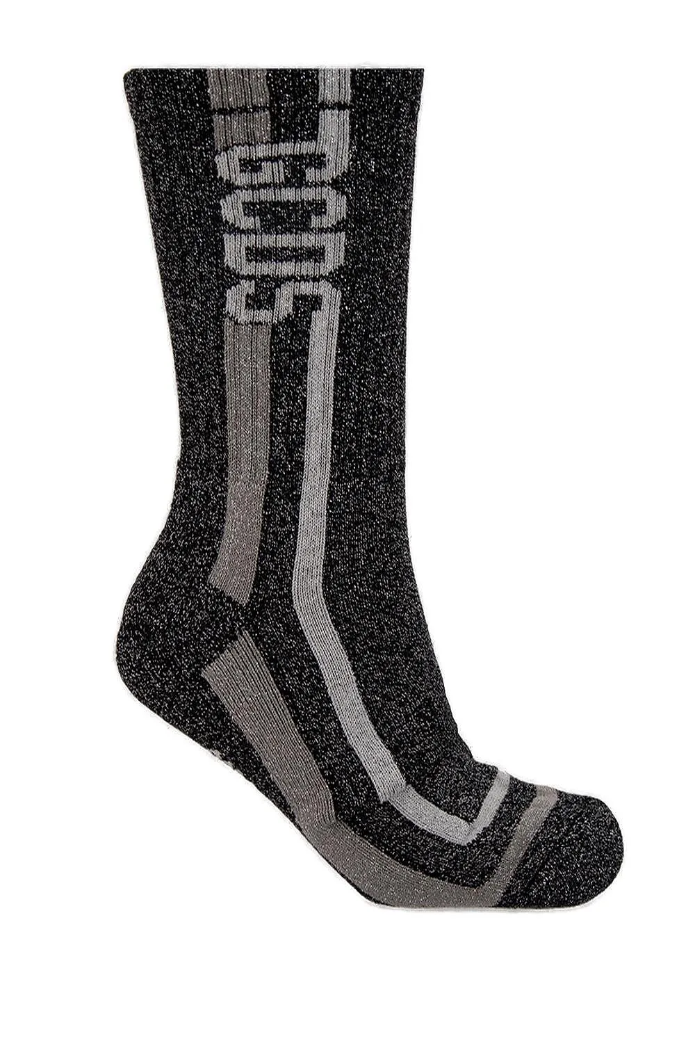 Gcds Logo Intarsia Ribbed Socks