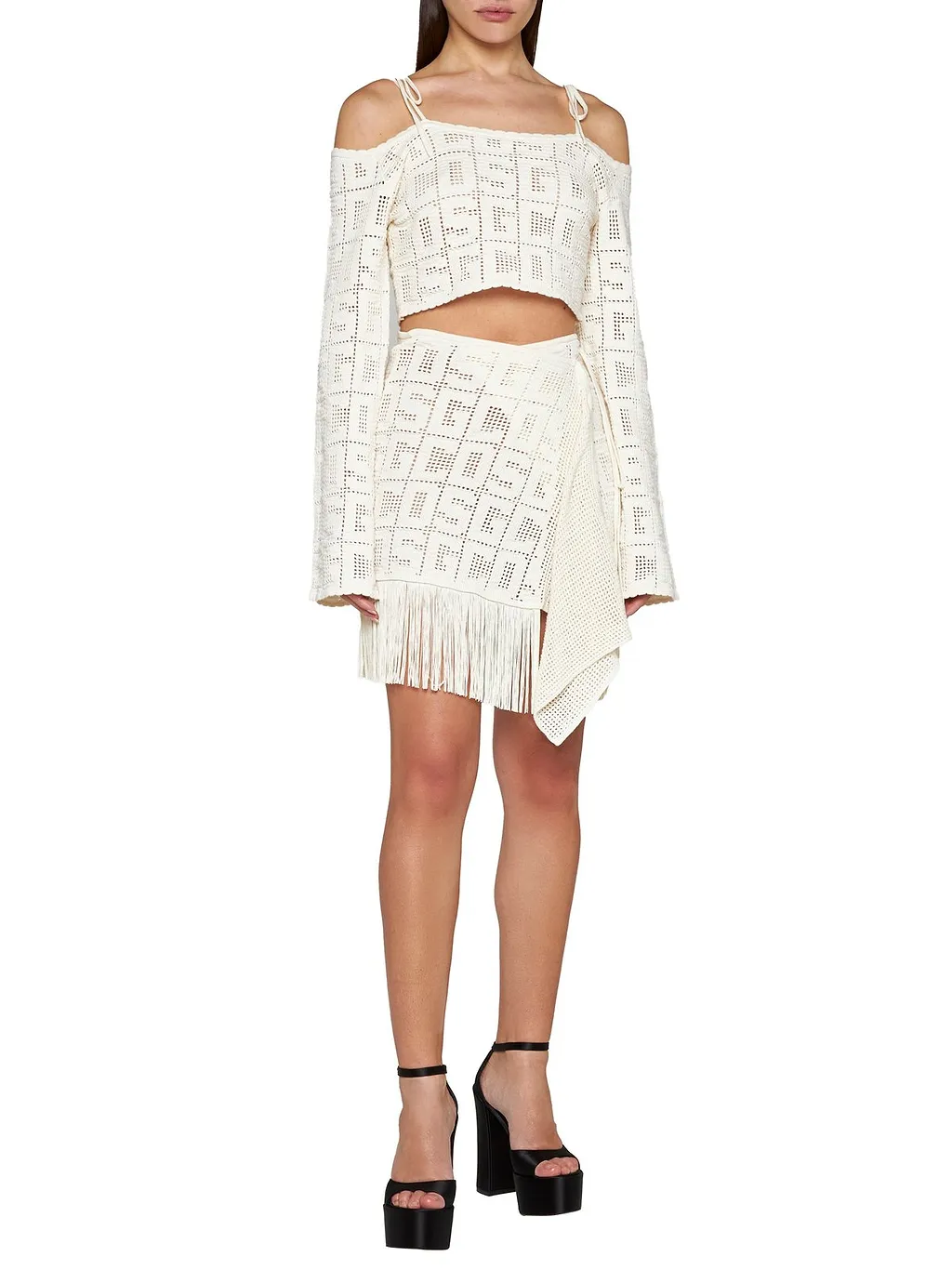 Gcds Logo Monogram Mini Skirt