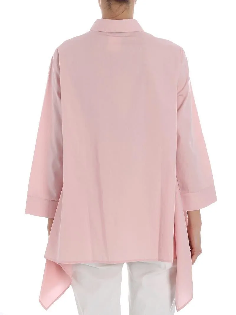 Fuzzi Asymmetric Popover Shirt Top