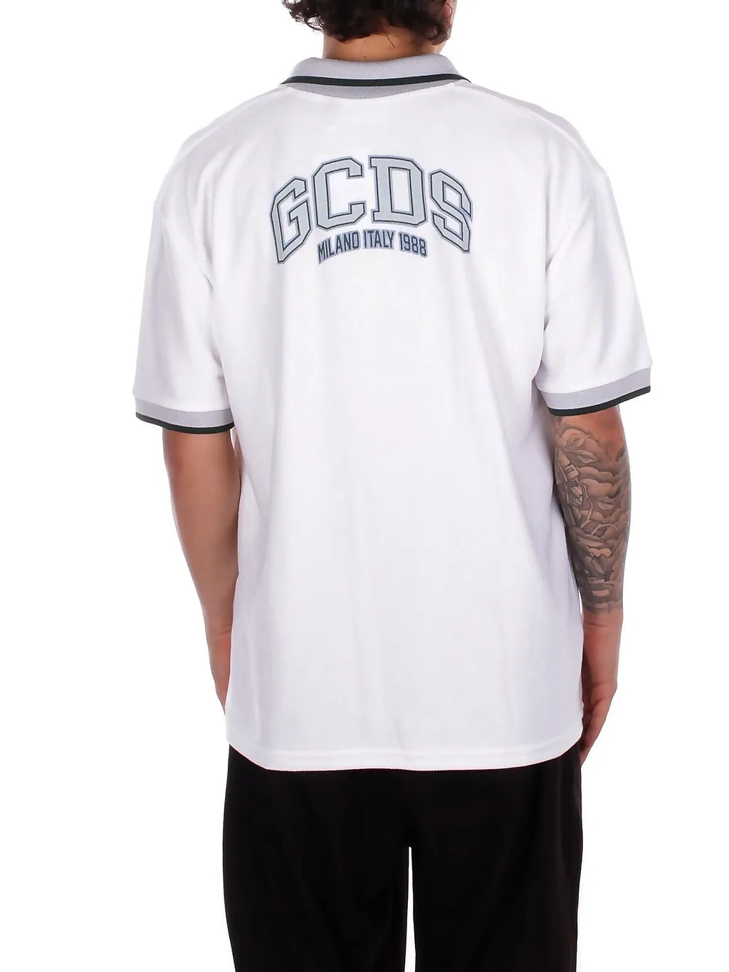 Gcds Logo Printed Polo Shirt