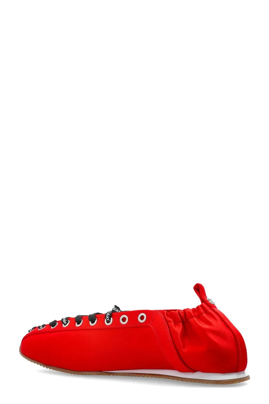 Ganni Logo-Lace Low-Top Sneakers