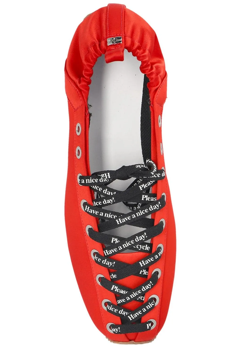 Ganni Logo-Lace Low-Top Sneakers