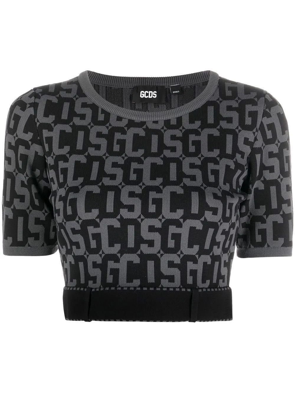 Matilda Monogram Cropped Knitted Top