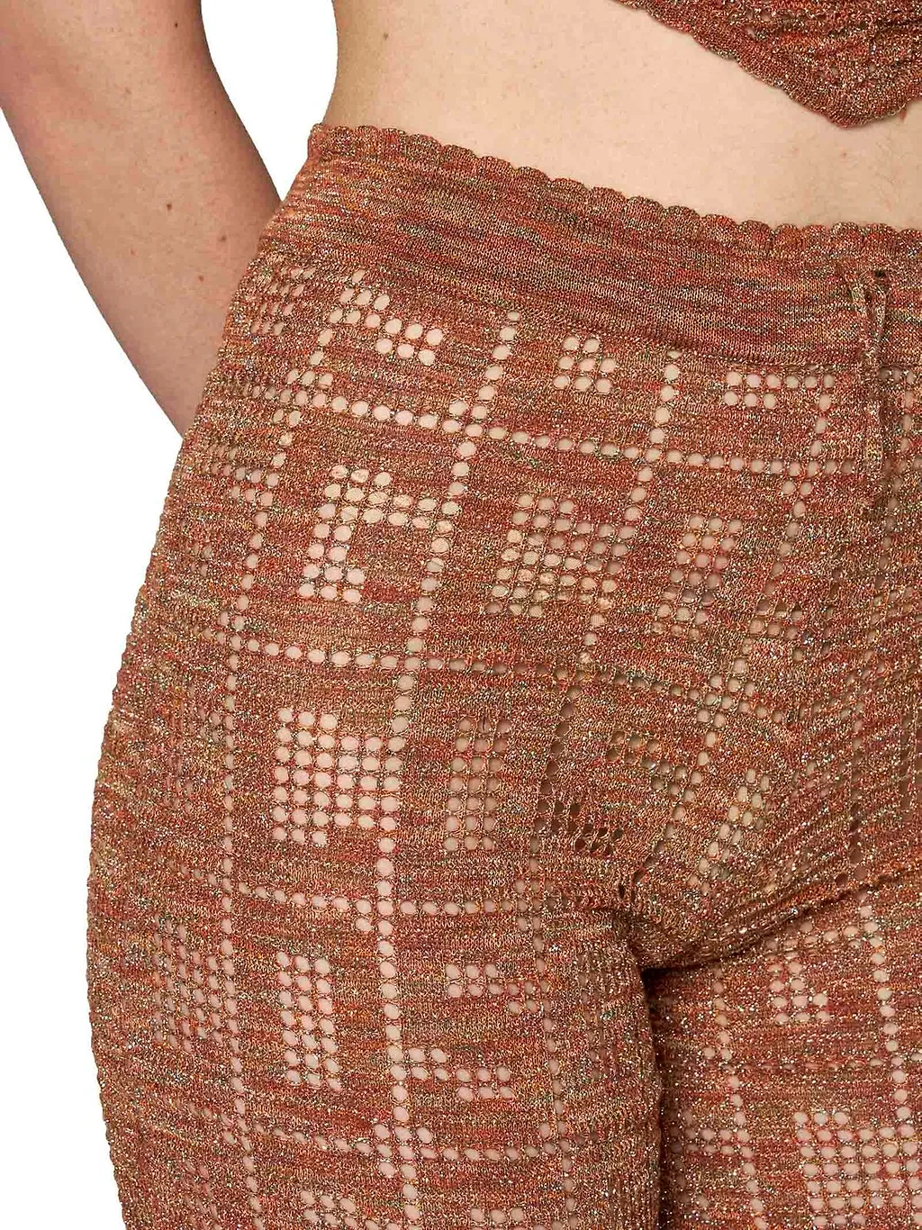Gcds Monogram High-Waist Drawstring Pants