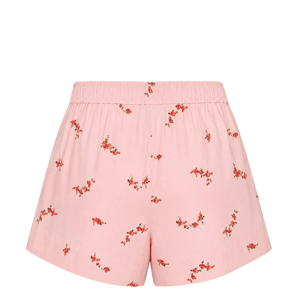 Logo Patch Floral-Printed Shorts