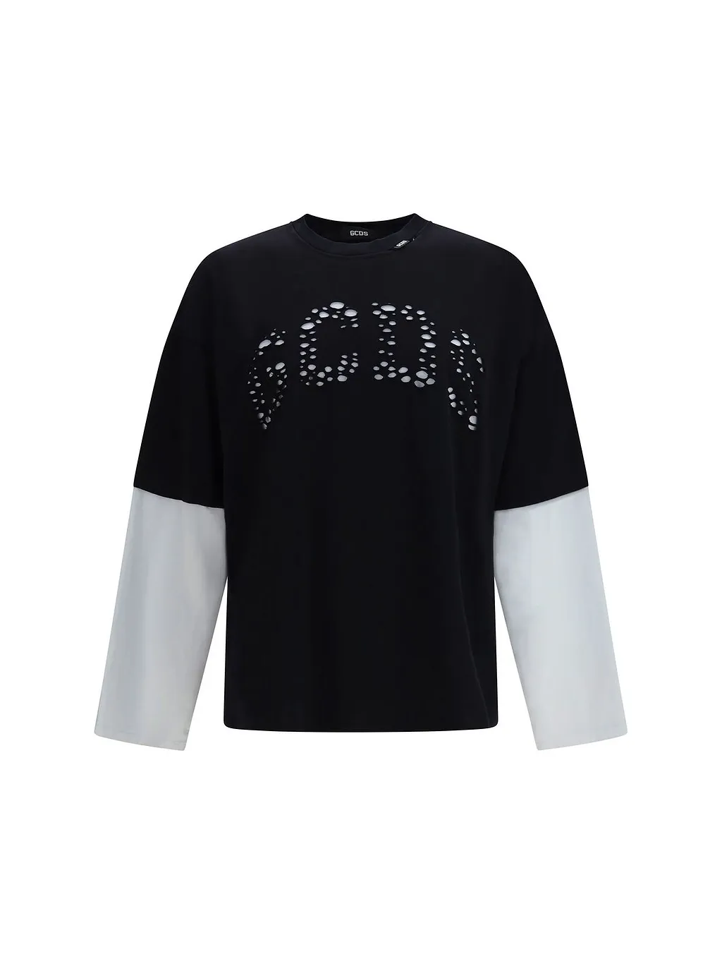 Gcds Over Layered Logo Long-Sleeve T-Shirt