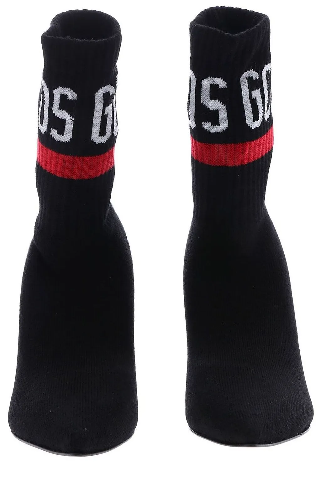 Pointy Logo Sock Boots