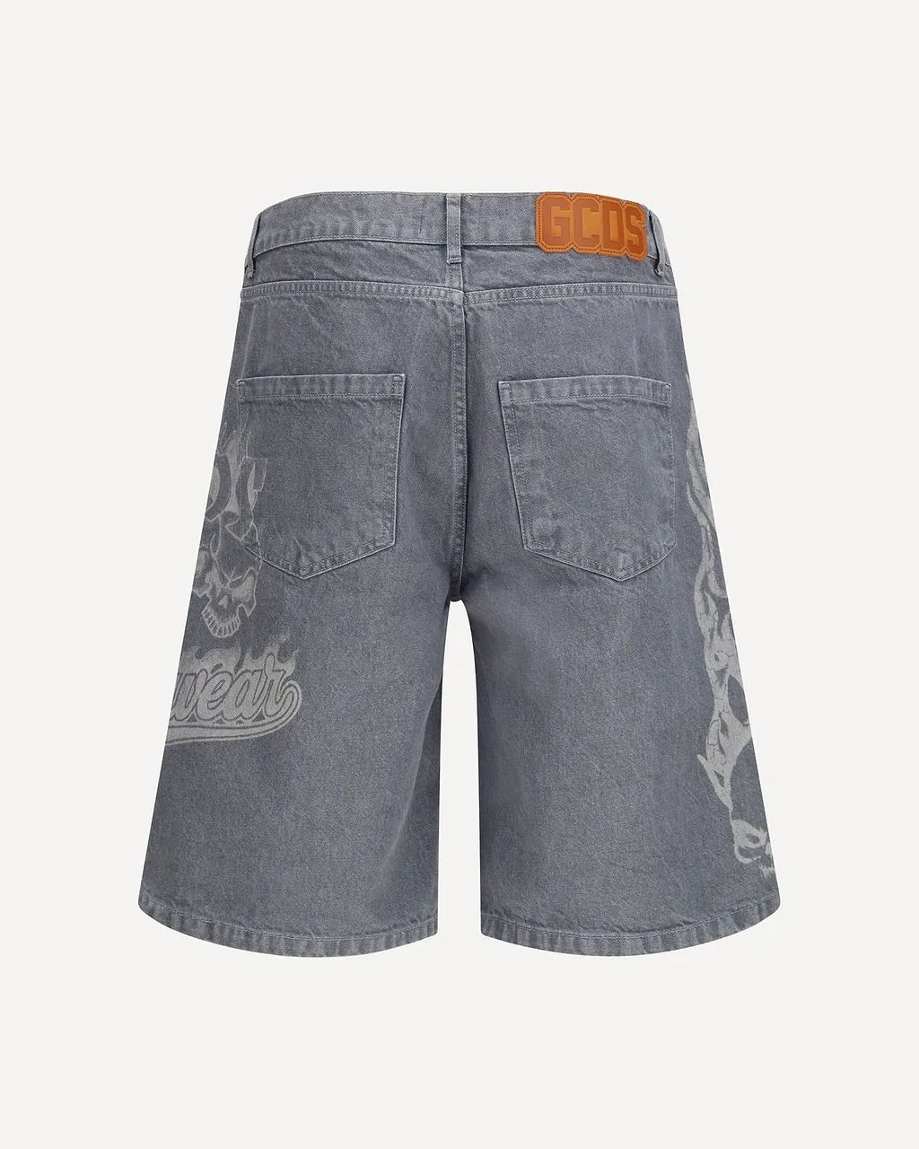 Gcds Riders Baggy Printed Shorts