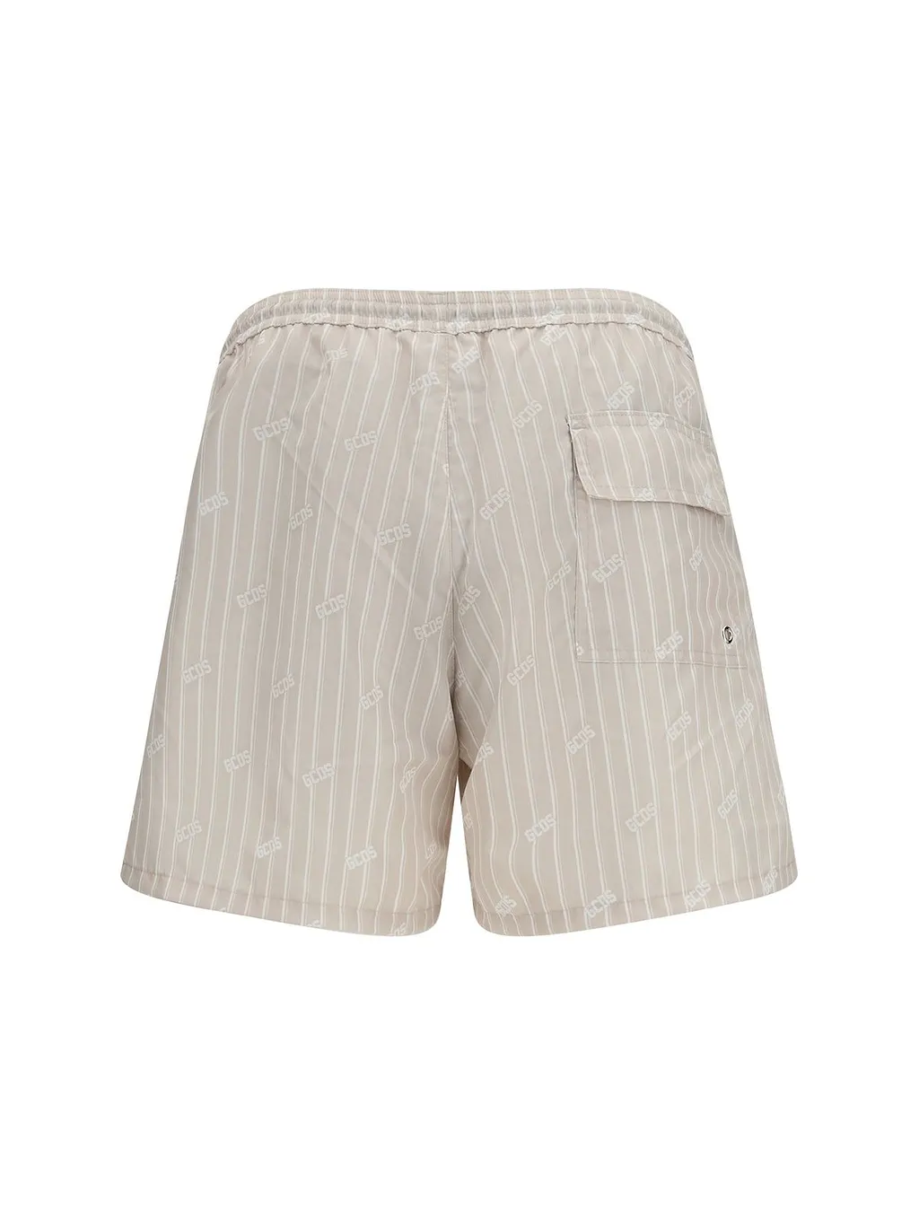 Gcds Striped Logo Swim Shorts