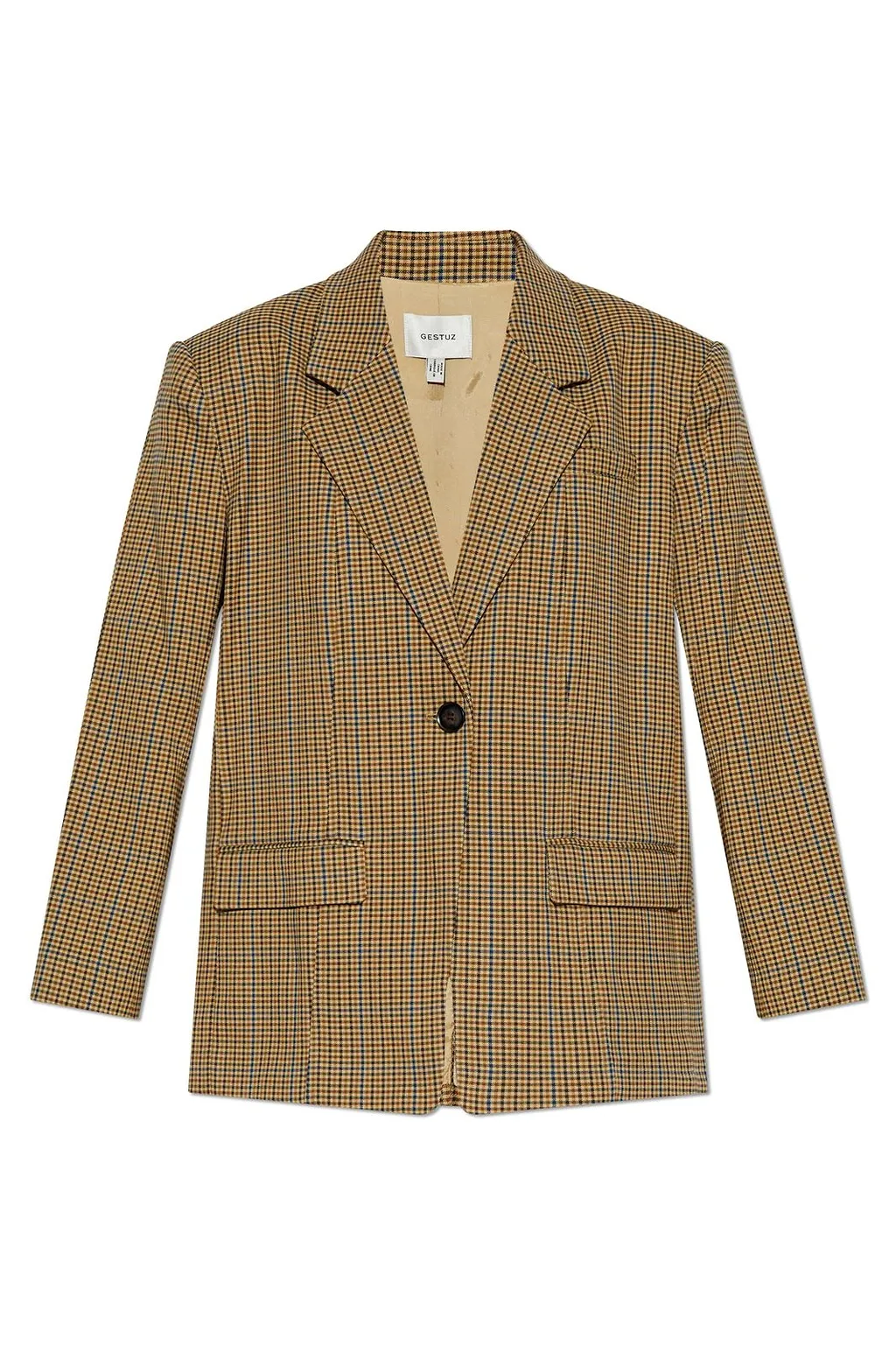 Gestuz Gzcorina Checked Blazer