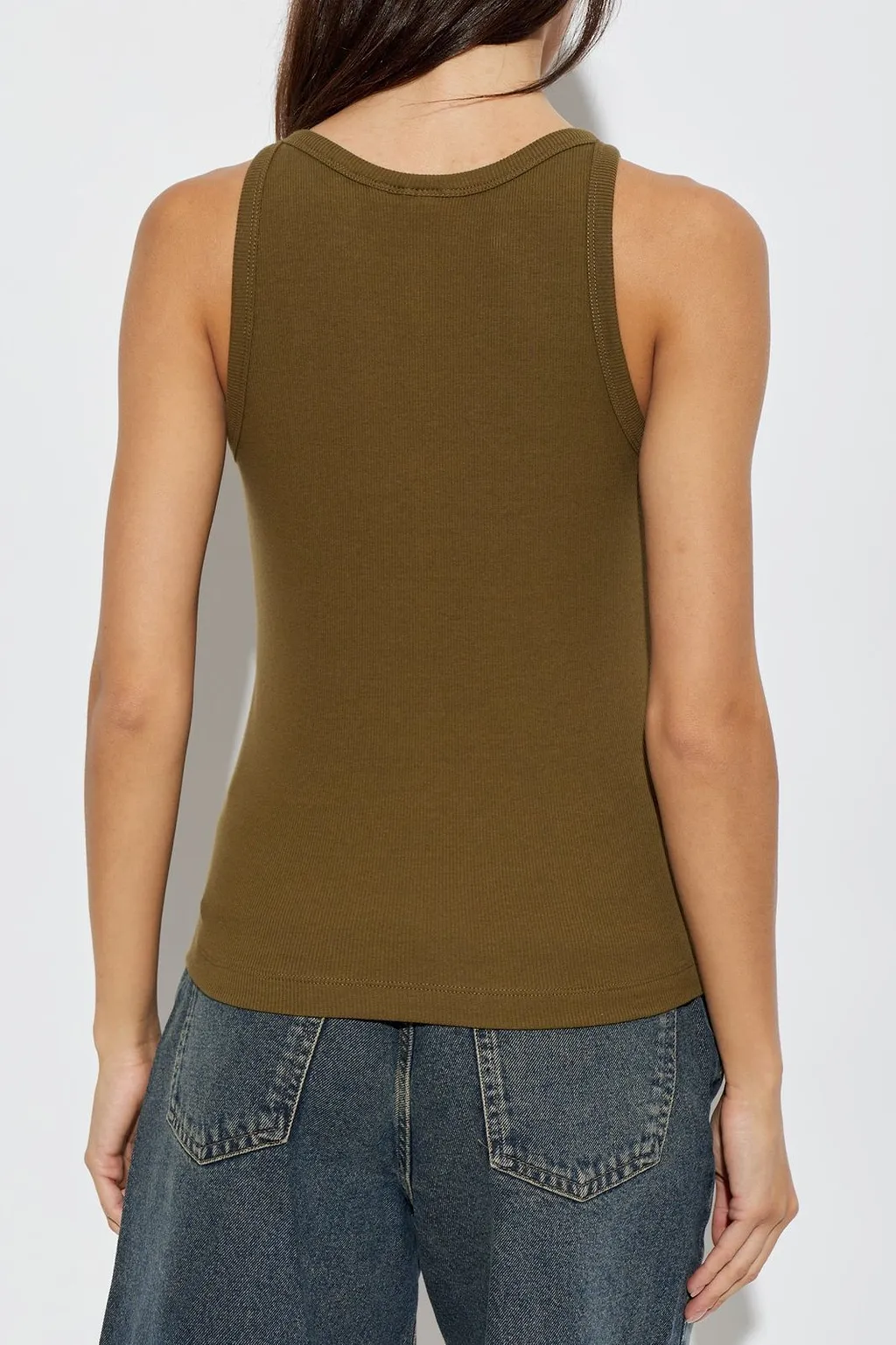 Gzdrew Ribbed Logo Tank Top