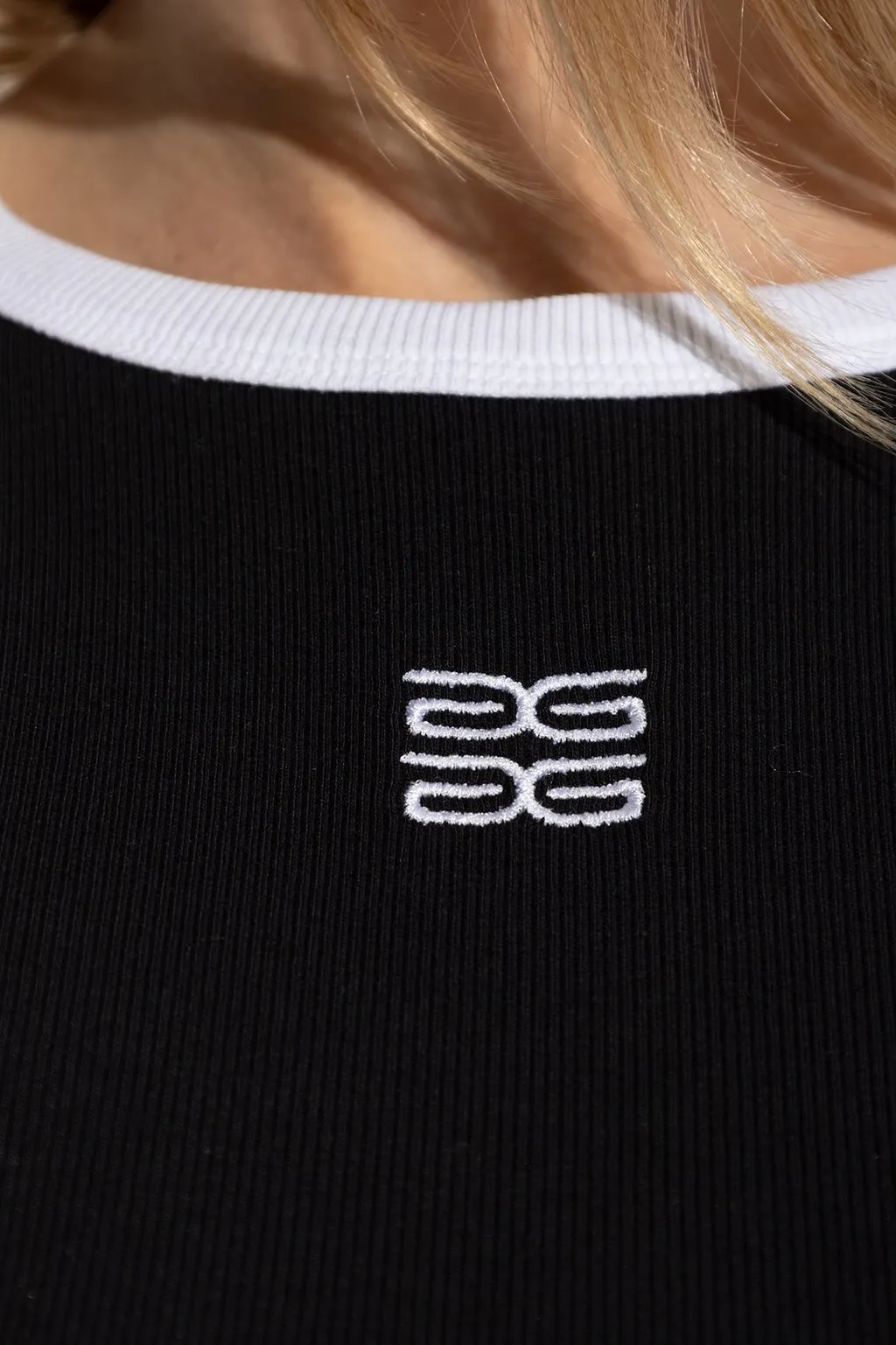 Gzdrew Logo Embroidered Tank Top