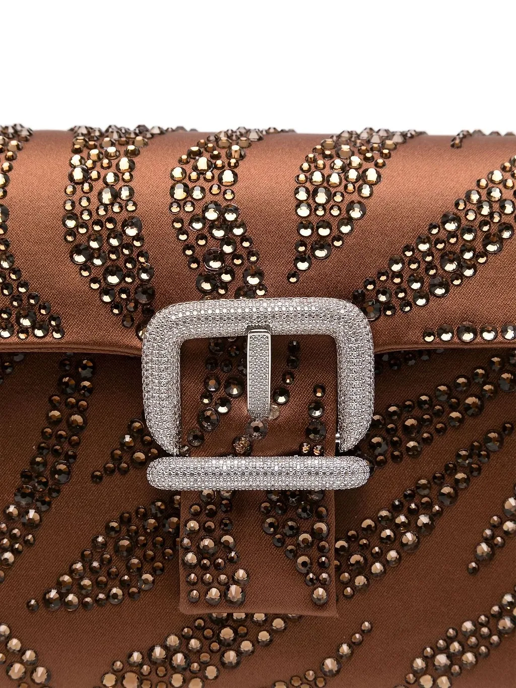 Habibi Crystal Buckle Shoulder Bag