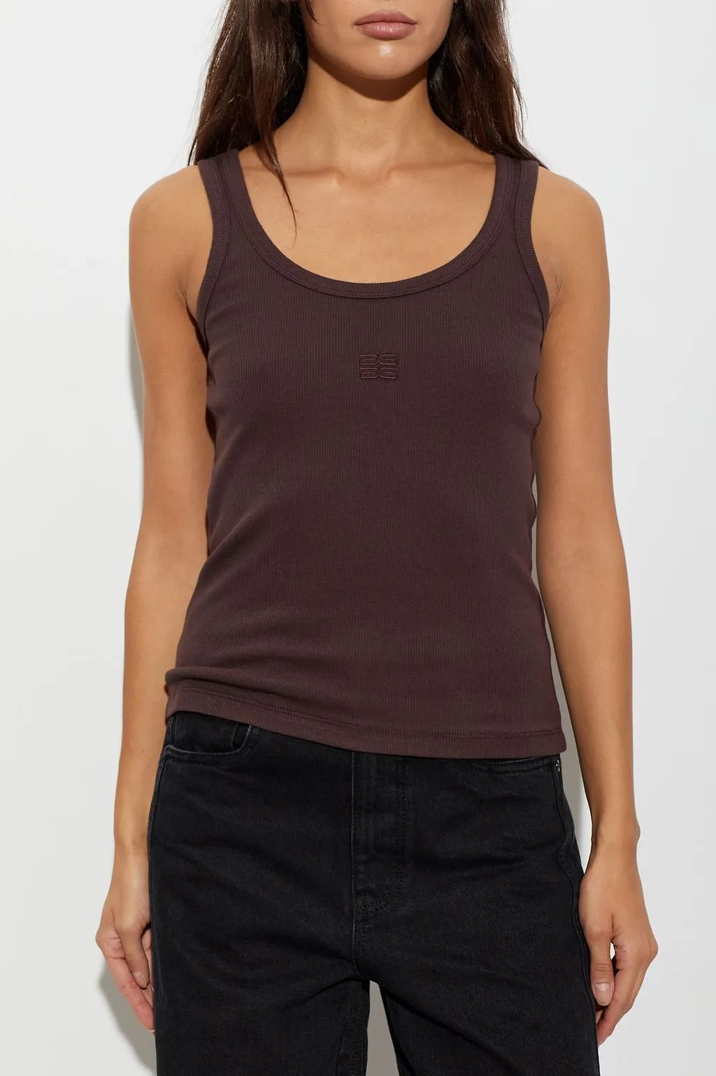 Gzdrew Ribbed Logo Tank Top