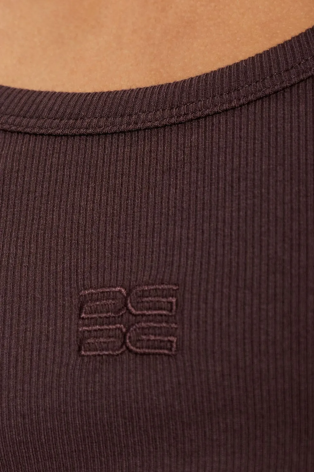 Gzdrew Ribbed Logo Tank Top