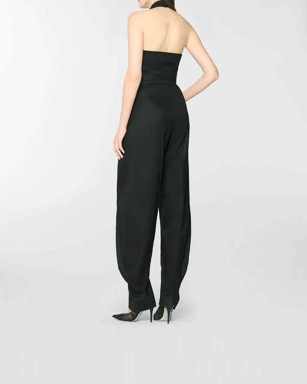 Genny Halterneck Open-Back Jumpsuit