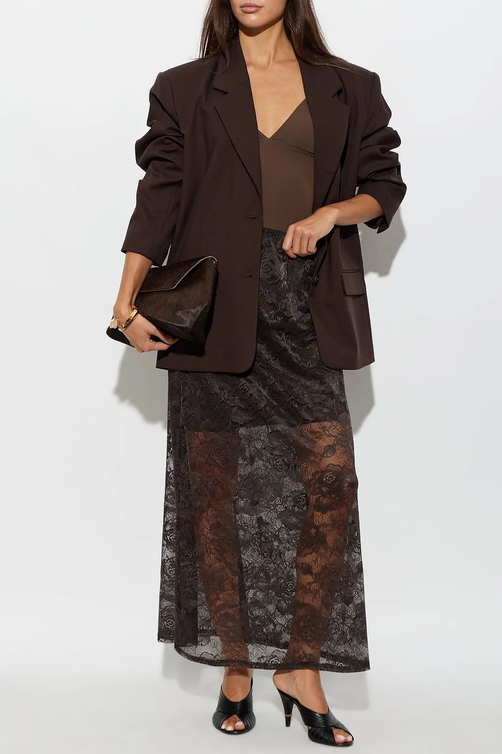 Gestuz Gzleala Sheer Lace Skirt