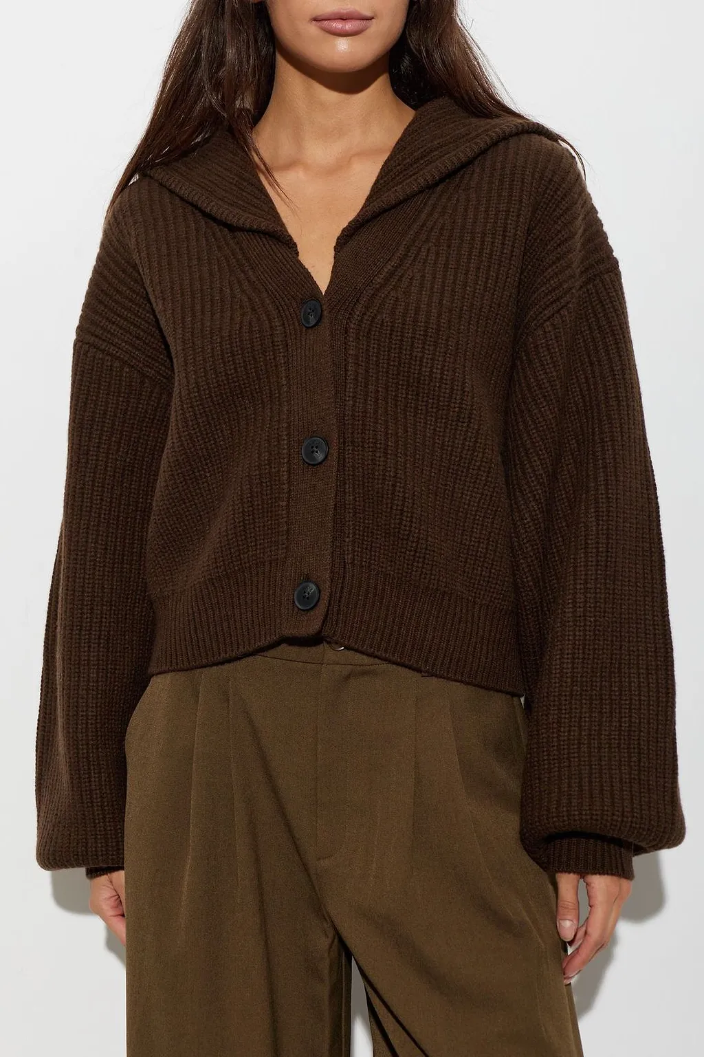 Gestuz Gzkamina Ribbed Cropped Cardigan