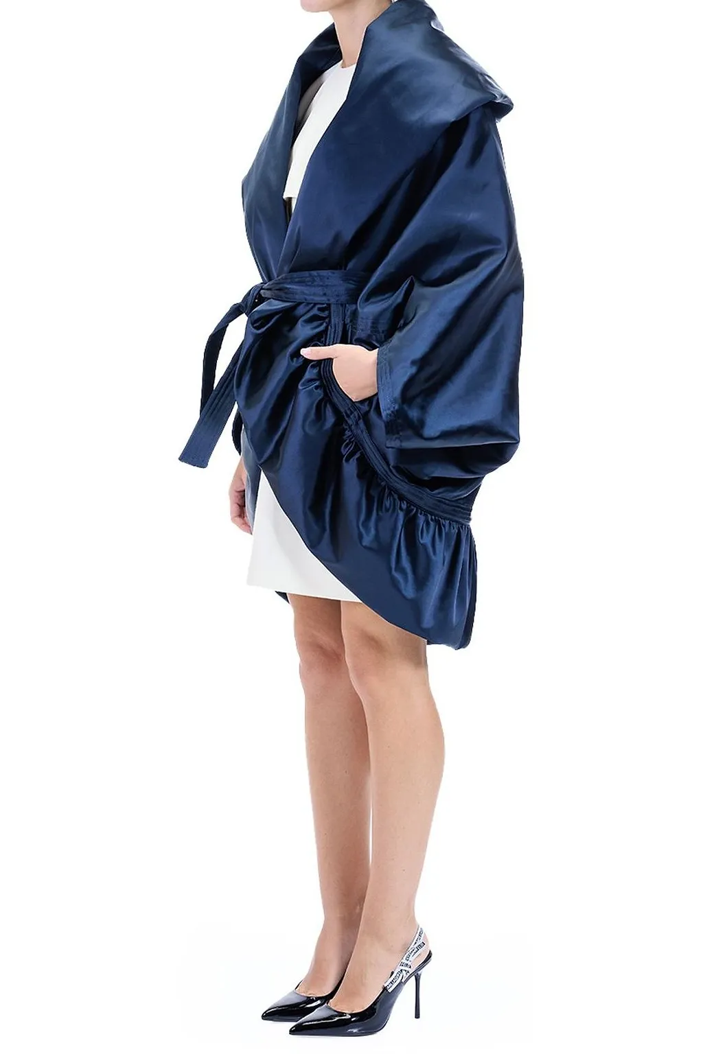 Genny Oversized Belted Jacket