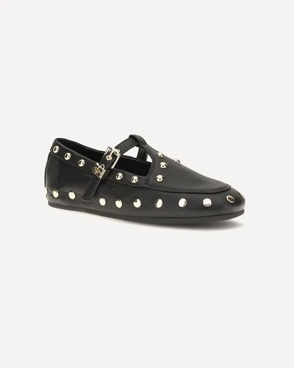 Ganni Mary Jenny Studded Ballet Flats