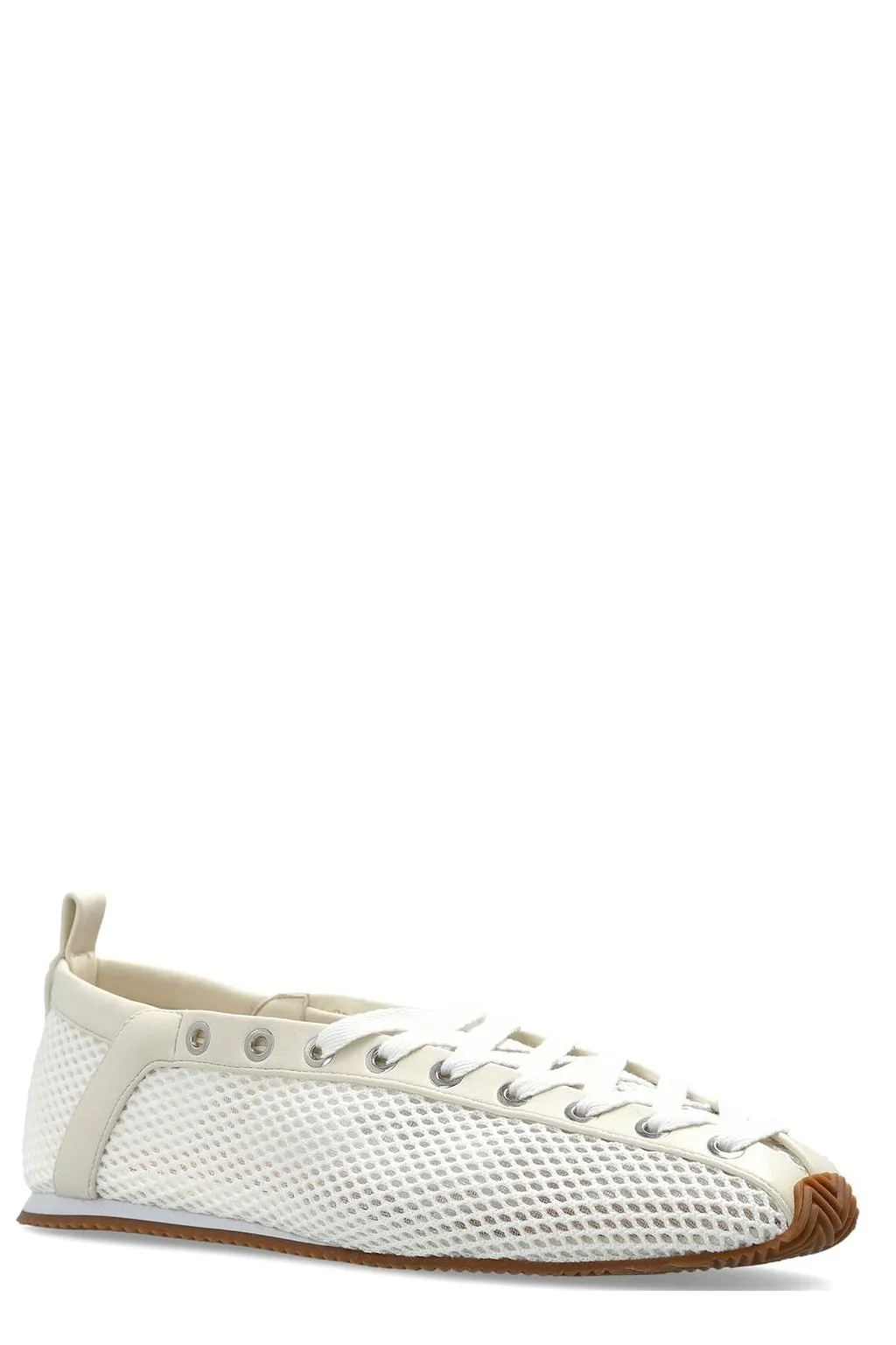 Ganni Mesh Low-Top Sneakers