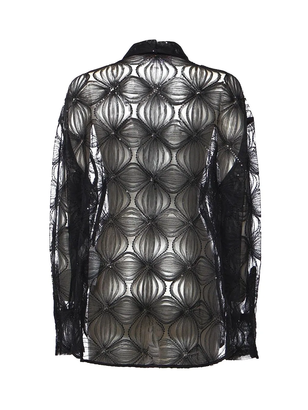 Genny Sheer Patterned Shirt