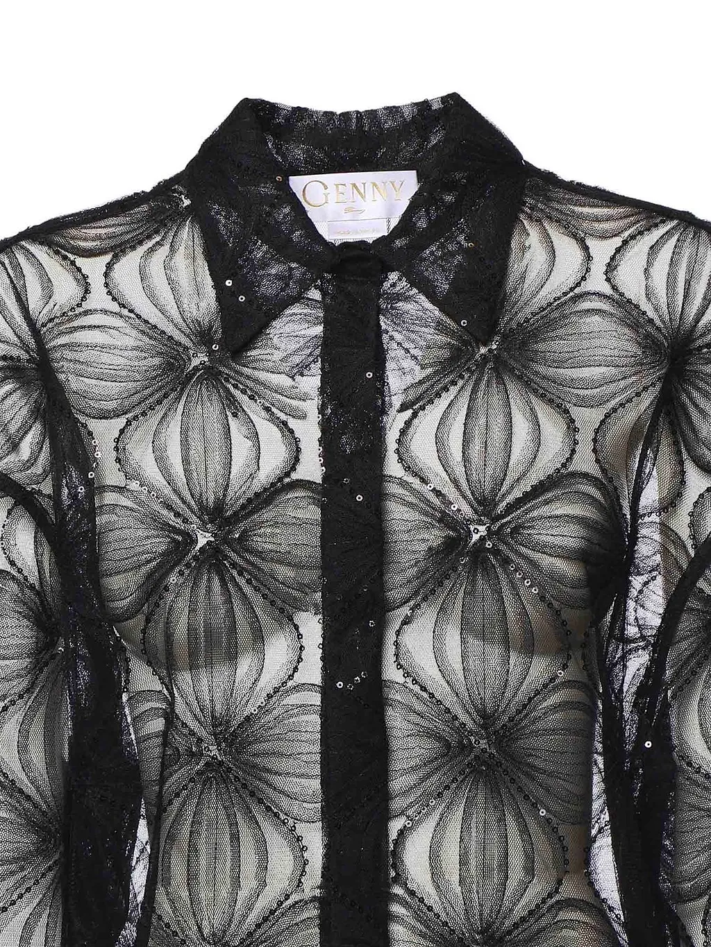 Genny Sheer Patterned Shirt