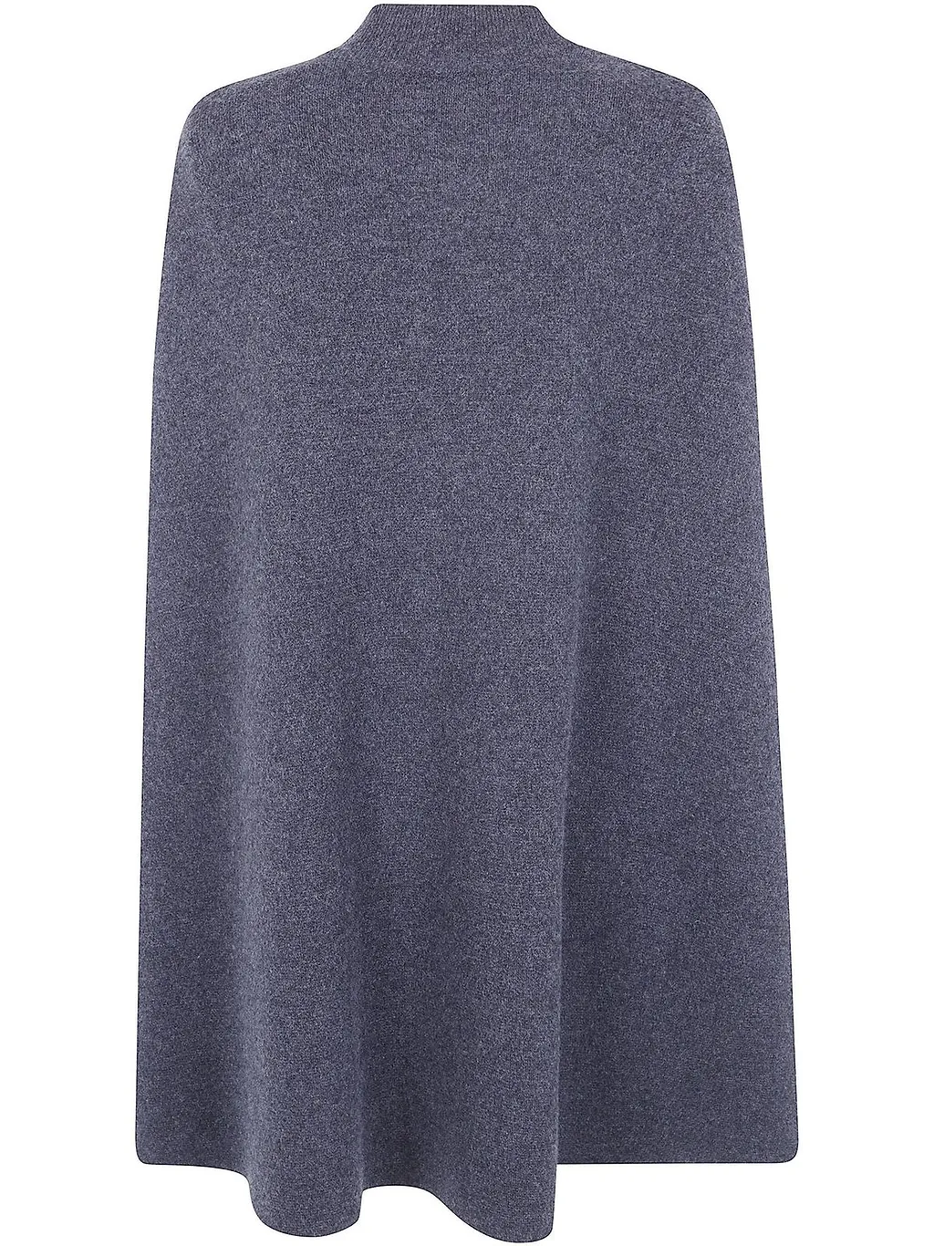 Zip-Front Knit Cape