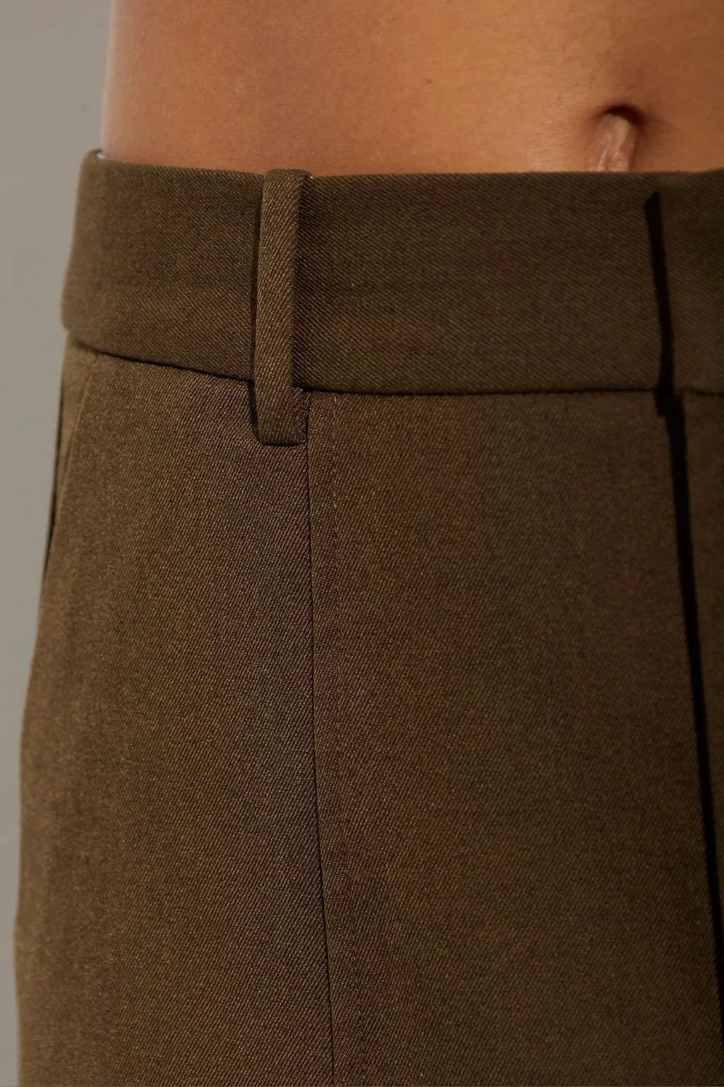 Gzstacy Belted Midi Skirt