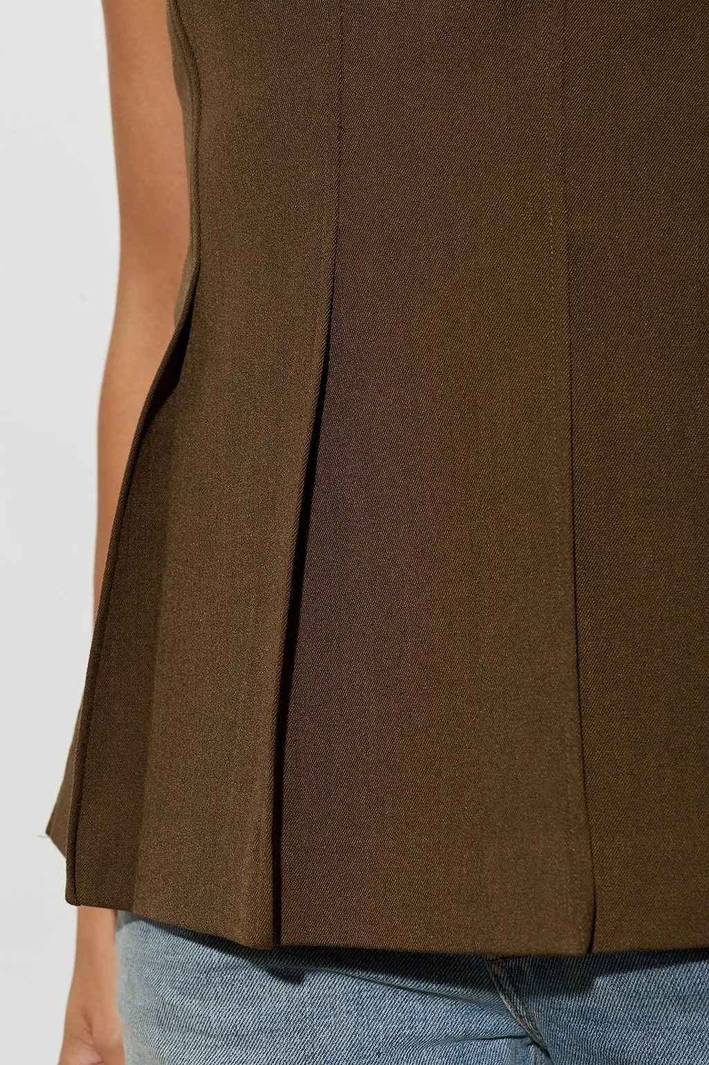 Gestuz Gzstacy Pleated Strapless Top