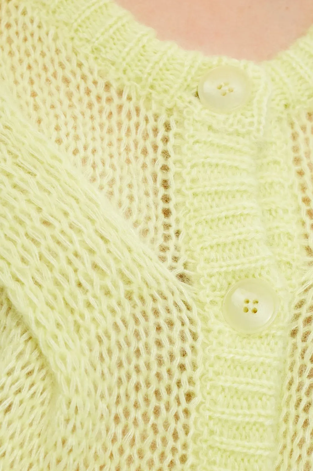 Gzzenia Open-Knit Cardigan