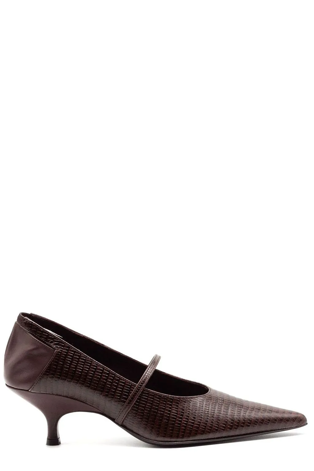 Elisa Textured Heeled Pumps