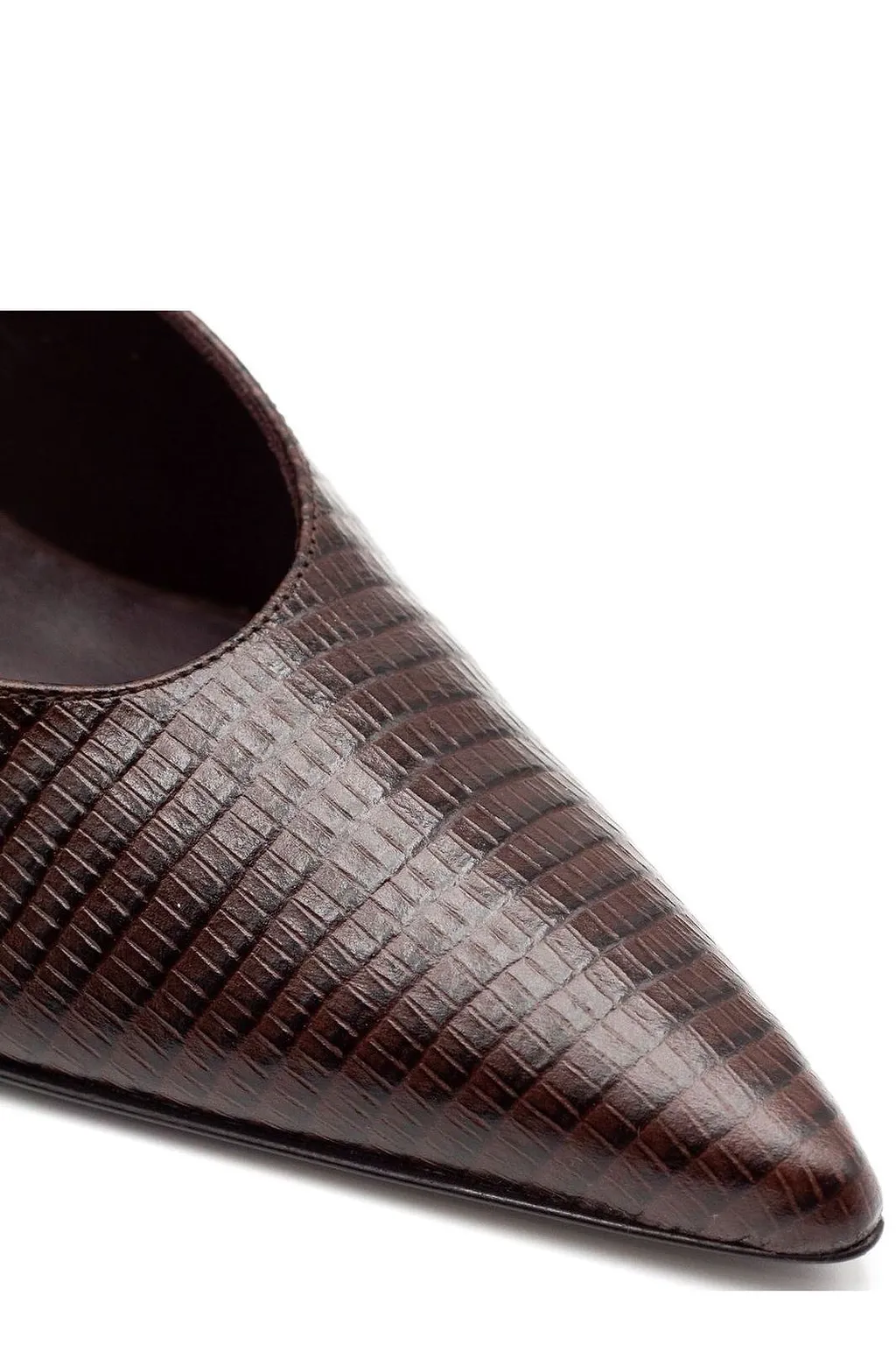 Elisa Textured Heeled Pumps