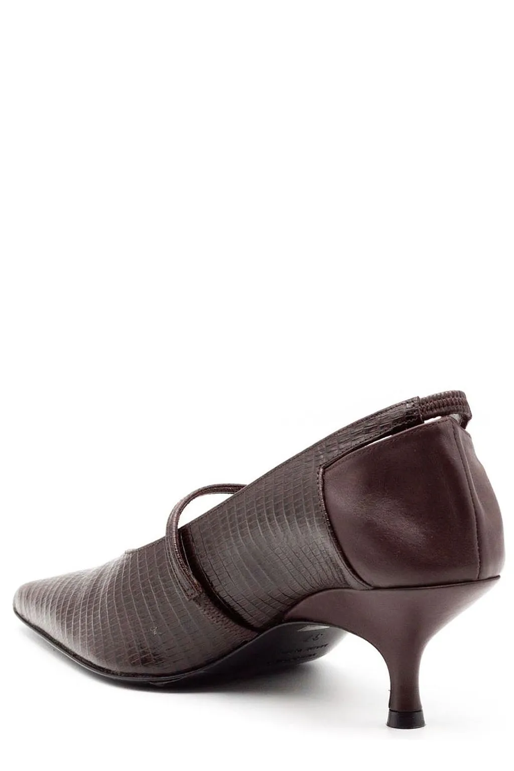 Elisa Textured Heeled Pumps