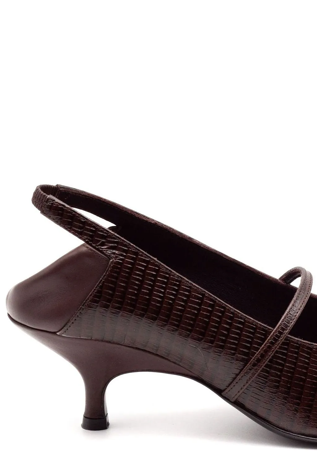 Elisa Textured Heeled Pumps