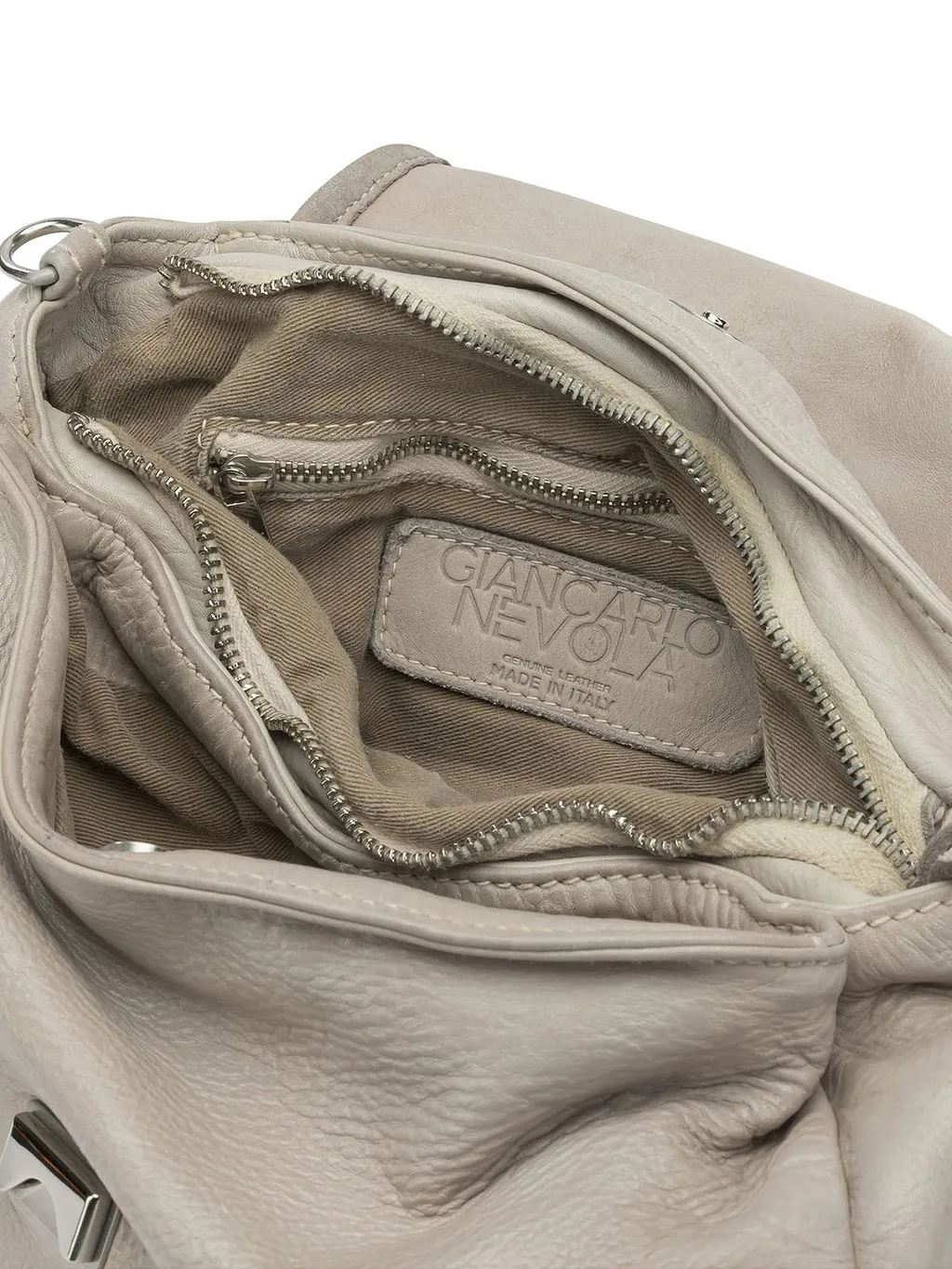 Giancarlo Nevola Textured Flap Top Handle Bag
