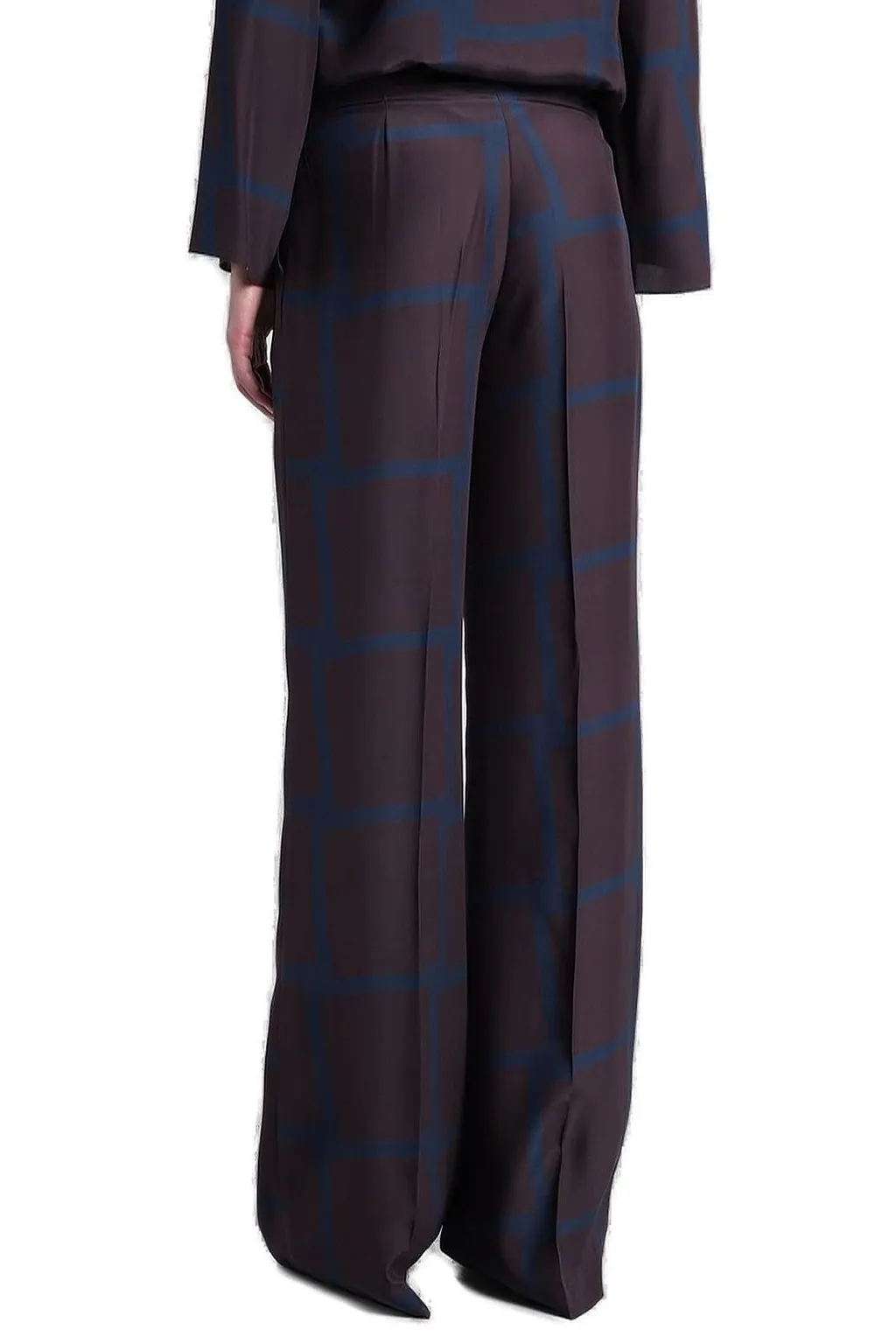 Gianluca Capannolo Geometric Patterned Straight-Leg Trousers