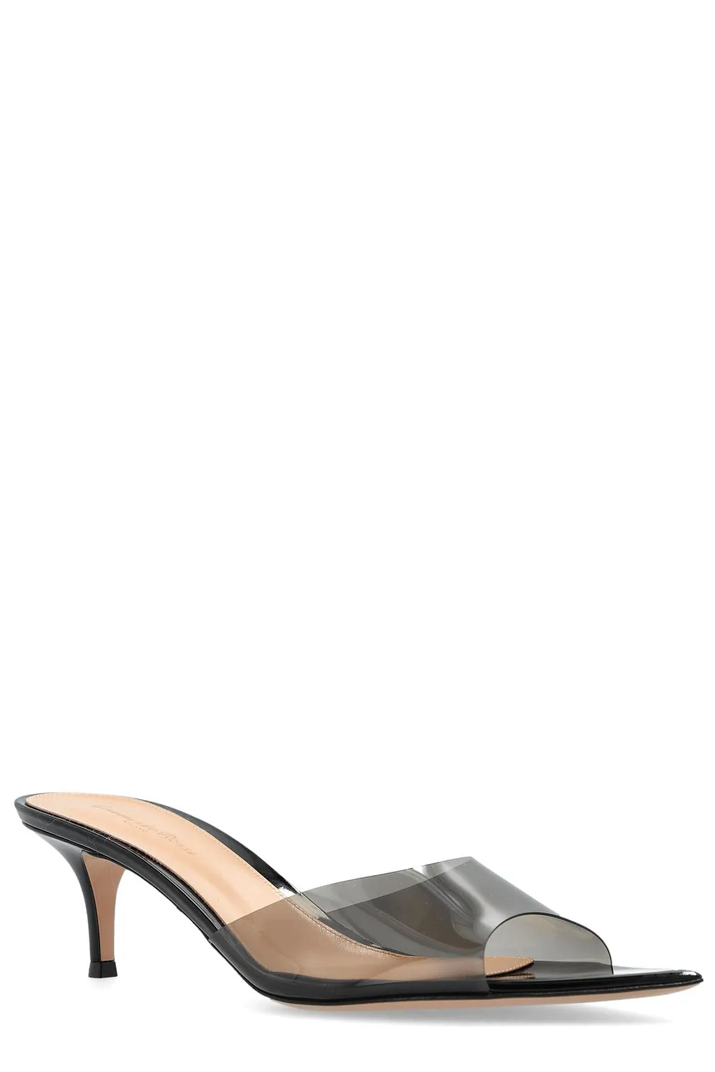 Gianvito Rossi Elle Pointed-Toe Mules