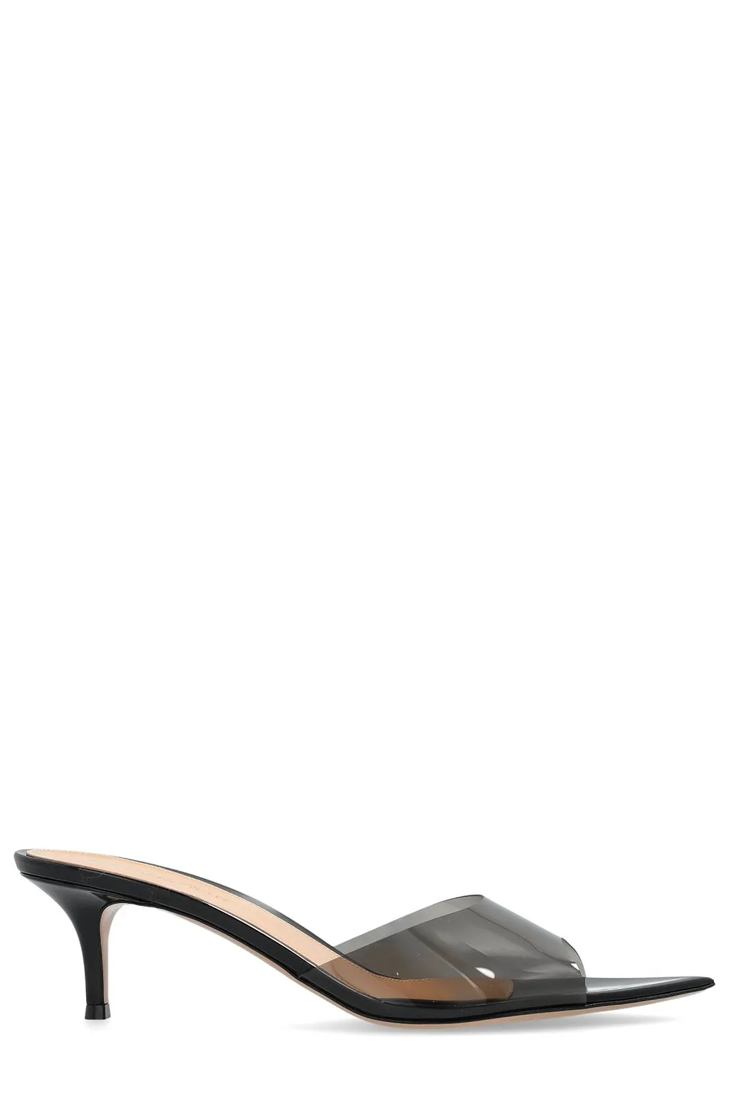 Gianvito Rossi Elle Pointed-Toe Mules