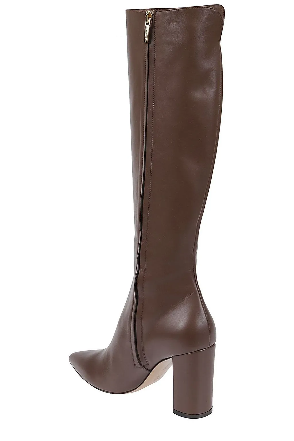 Gianvito Rossi Pointed-Toe Knee-High Boots