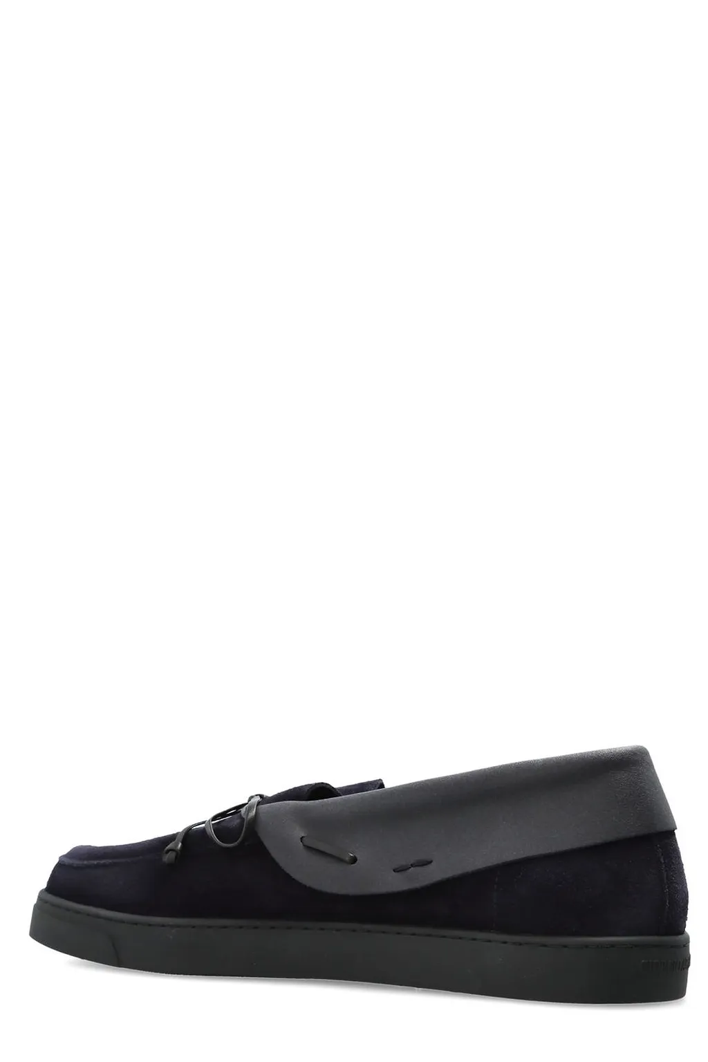 Giorgio Armani Bow Detailed Slip-On Loafers