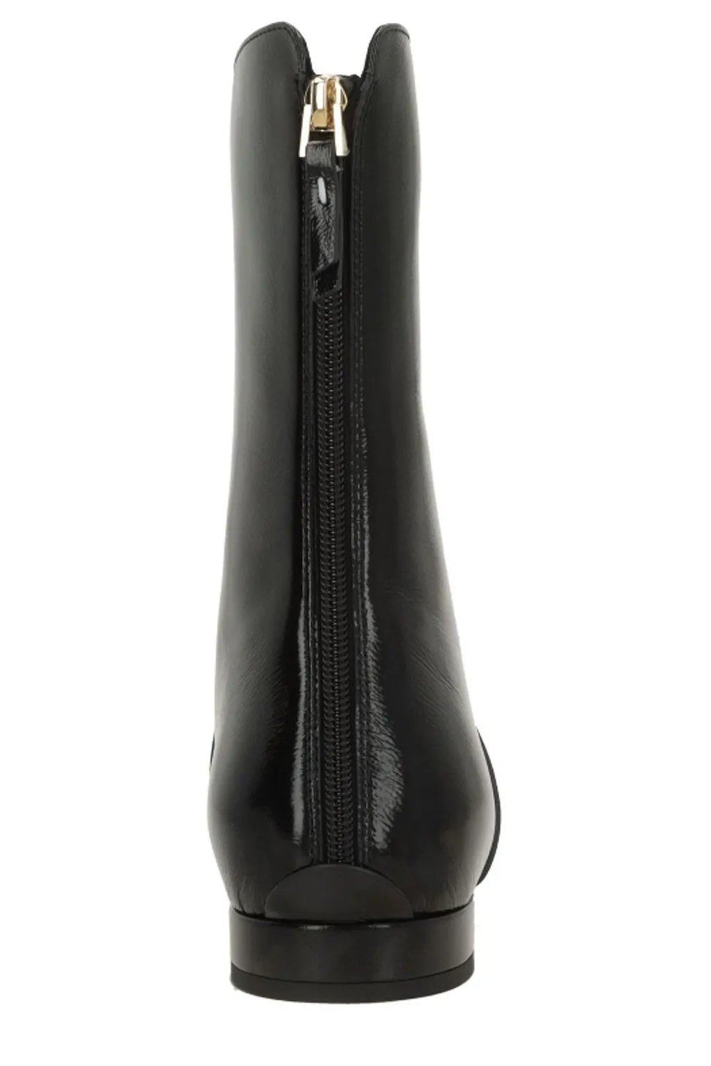 Giorgio Armani Square Toe Zip-Up Boots
