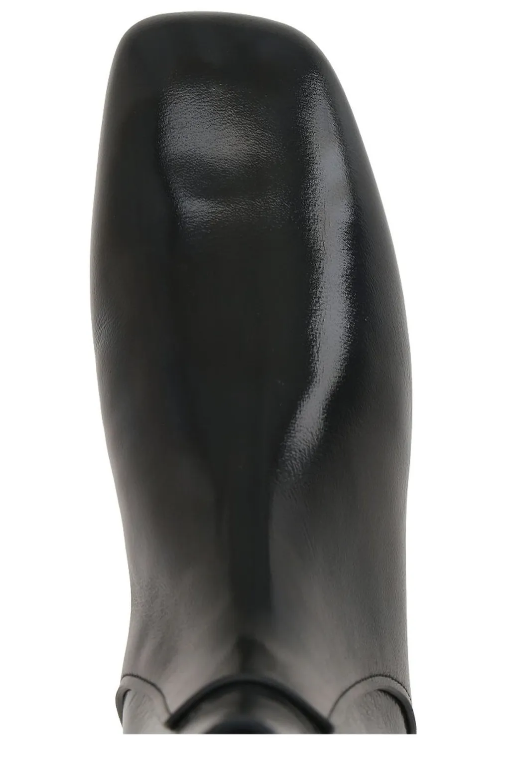 Giorgio Armani Square Toe Zip-Up Boots