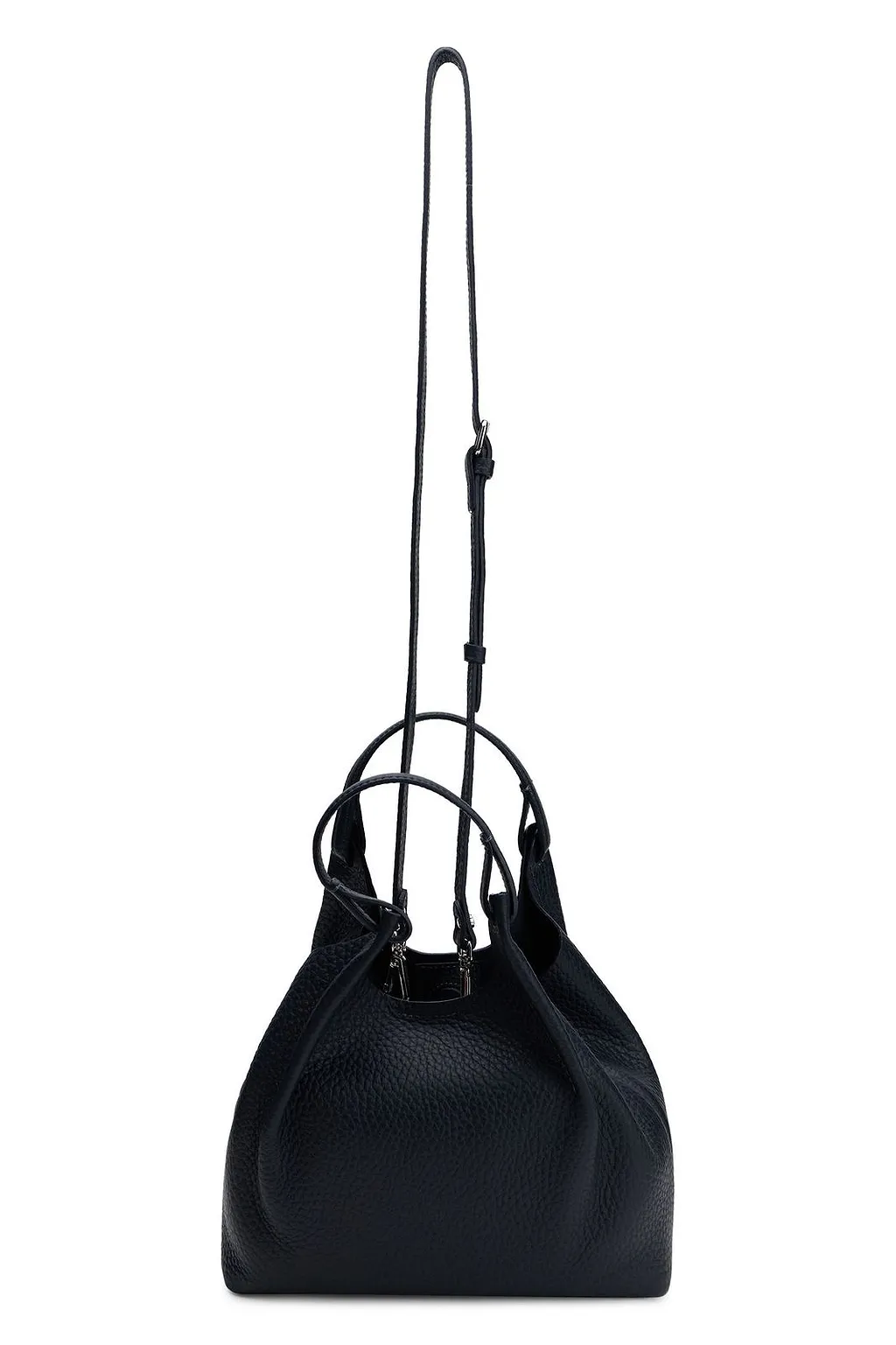 Gianni Chiarini Textured Hobo Shoulder Bag