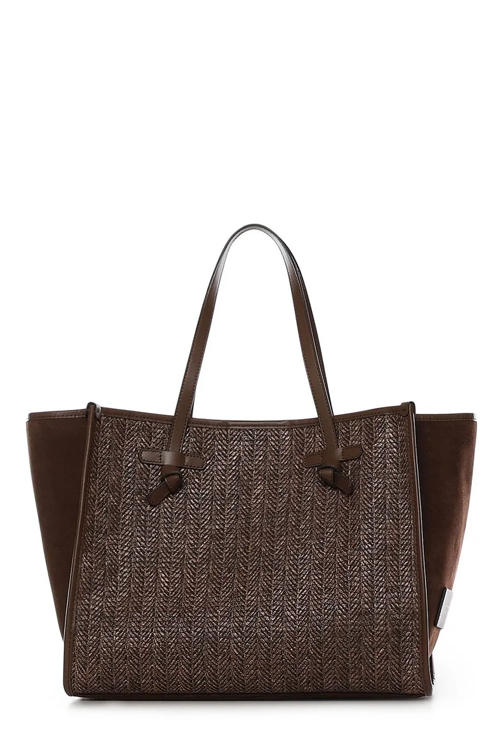 Gianni Chiarini Woven Top Handle Bag