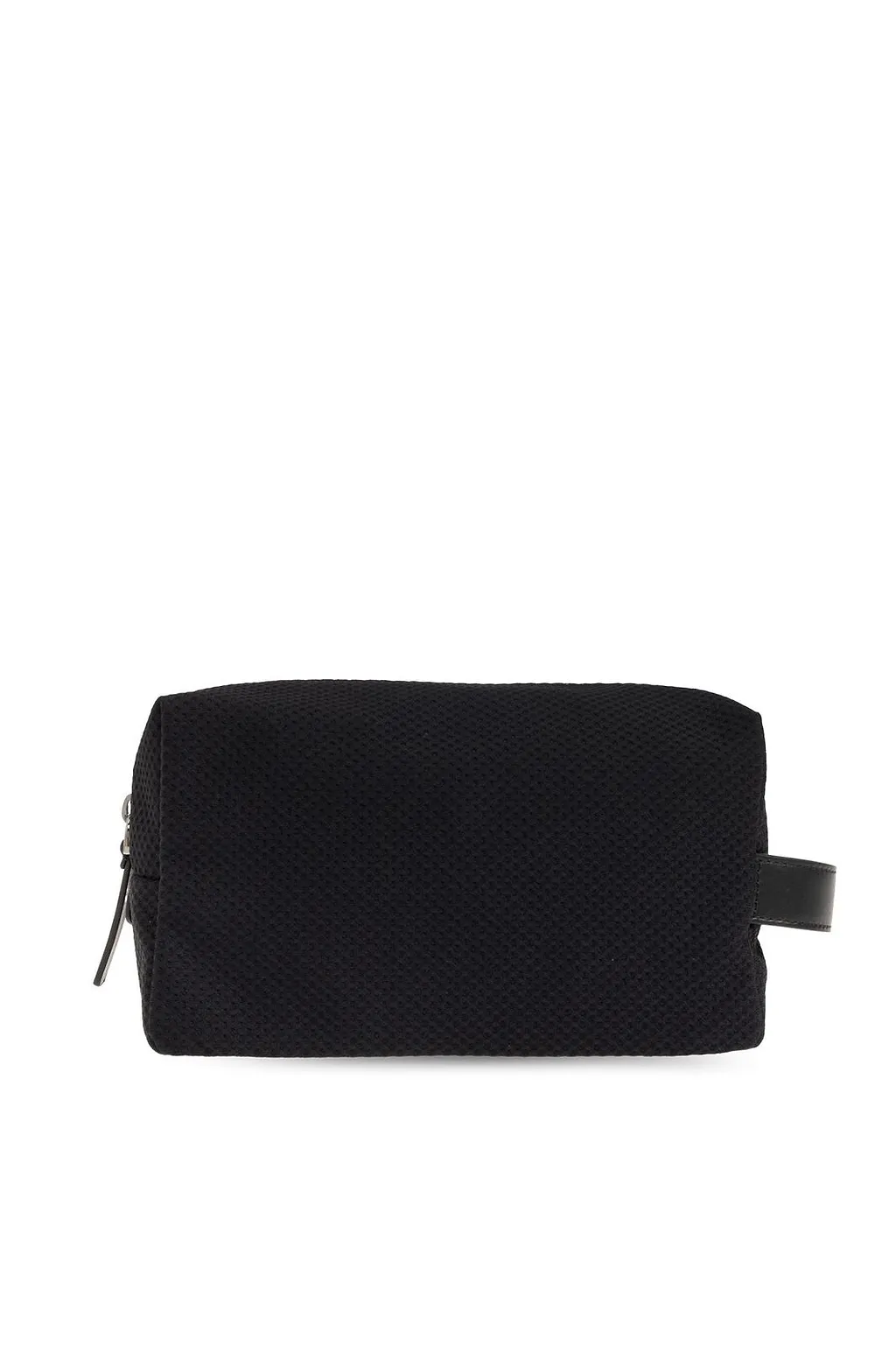 Giorgio Armani Textured Logo Toiletry Bag