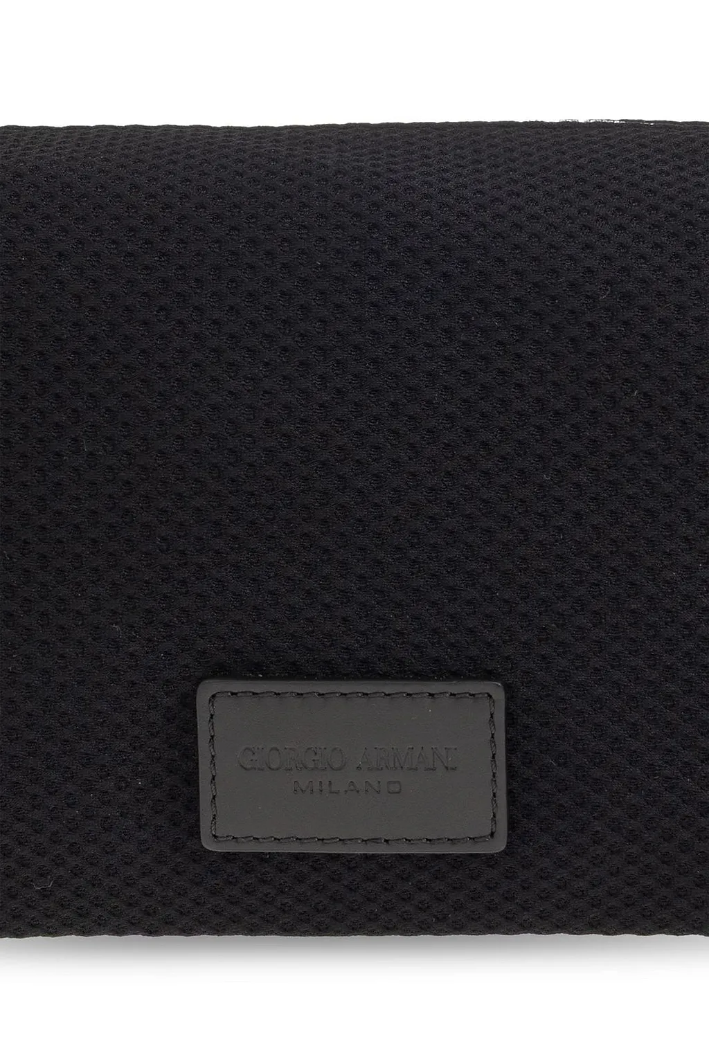 Giorgio Armani Textured Logo Toiletry Bag