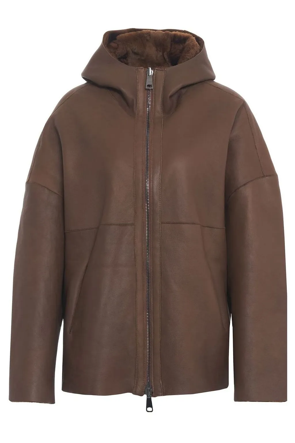 Hooded Shearling Jacket