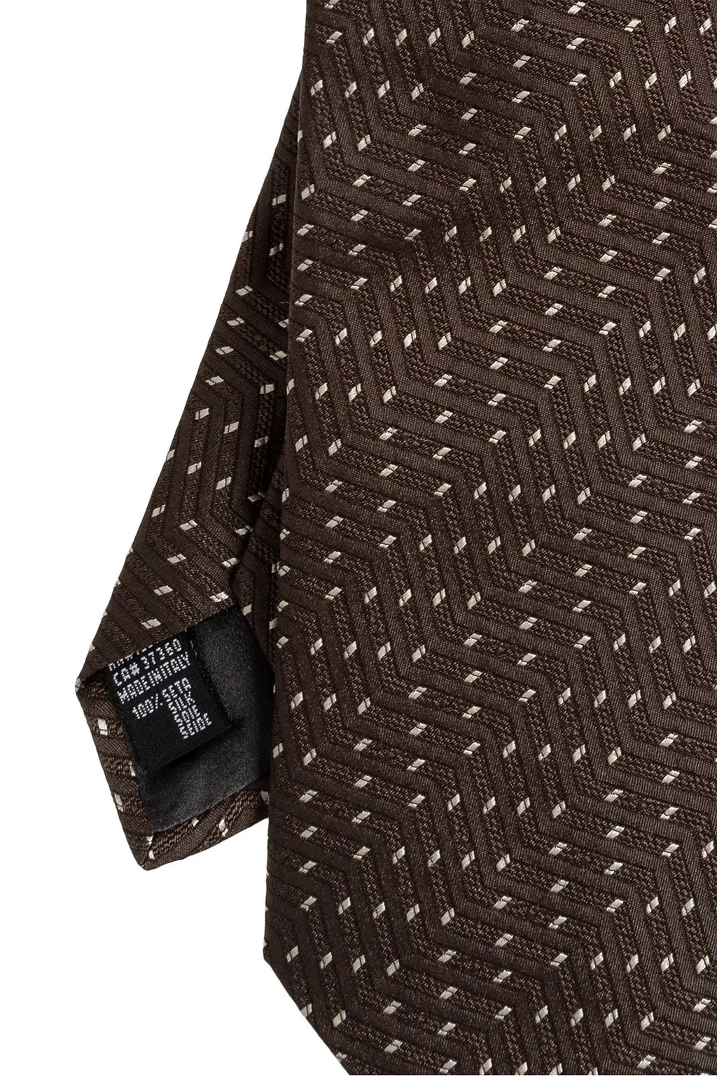 Giorgio Armani Geometric Pattern Tie